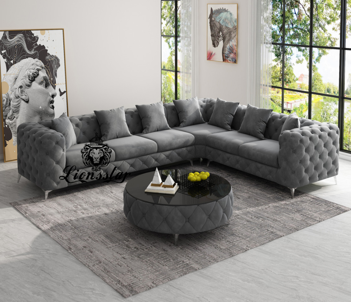 Designer Sofa Loft Style L Form  Lionsstar GmbH