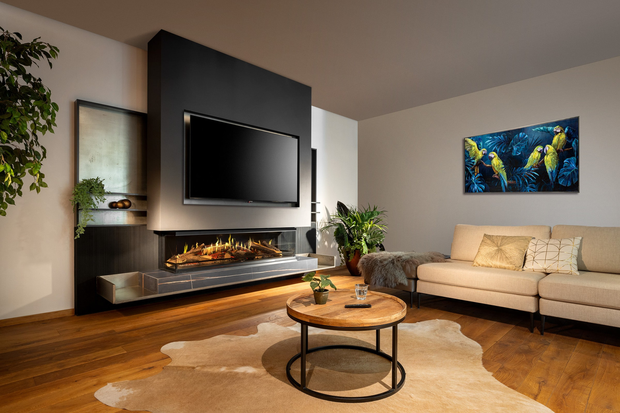 Wohnwand mit Kamin – Individuelle Kamin Wohnwände für Ihr Zuhause