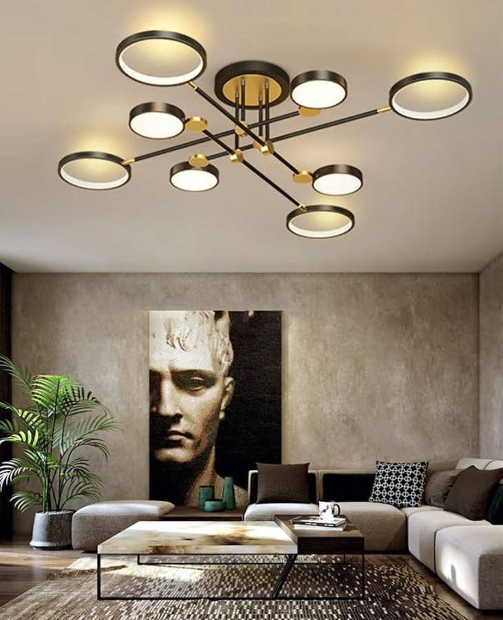 Wohnzimmer Küche Beleuchtung QAZPLM LED Deckenlampe Wohnzimmer